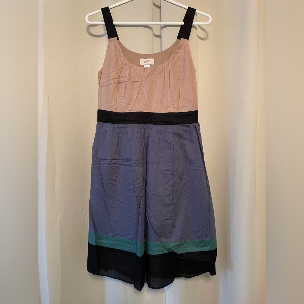 Loft block color dress